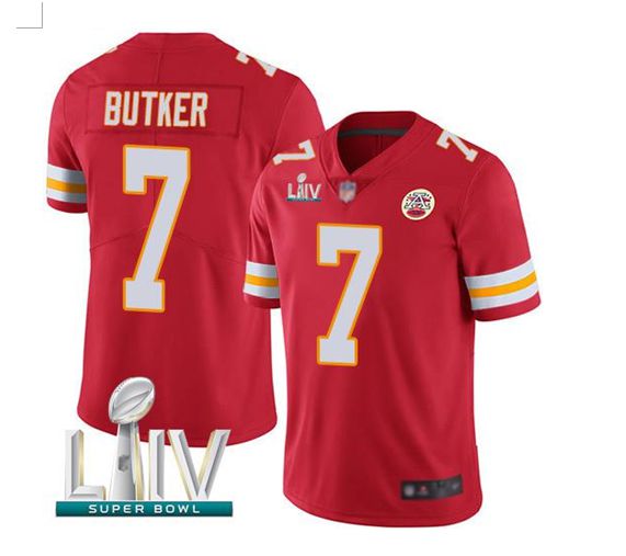 Men Kansas City Chiefs #7 Butker Red Super Bowl LIV 2020 Stitched NFL Vapor Untouchable Limited Jersey->kansas city chiefs->NFL Jersey